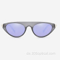 Cat Eye Damensonnenbrille mit Metall